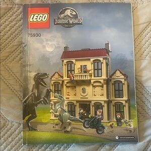 LEGO Jurassic World Mansion Attack instruction book